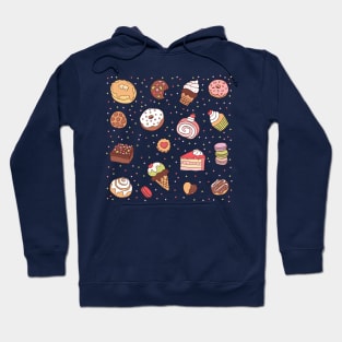 Cute sweet desserts Hoodie